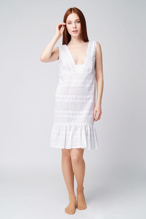 Пляжное платье Ganveri Белый