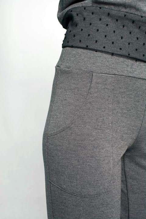Knit pants Ganveri gray
