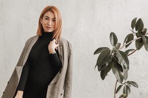 Blogger Tanya Prentkovych  at GANVERI Clothing