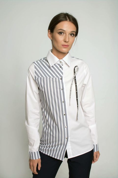 Striped shirt Ganveri White