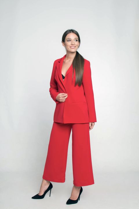 Red Suit Ganveri Red